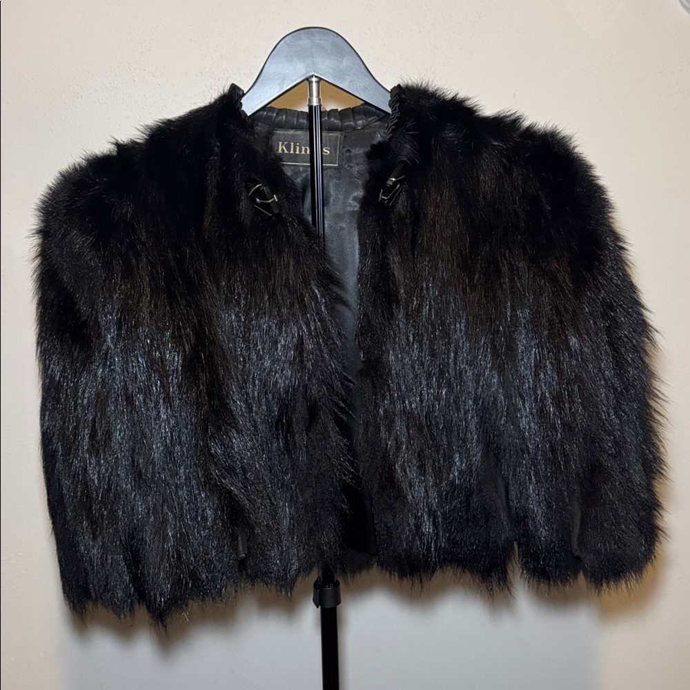Authentic Fur Crop Coat, M-L